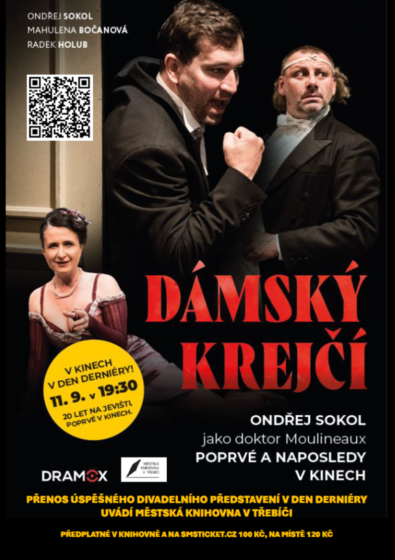 Plakát události Dámský krejčí / Záznam divadelního představení