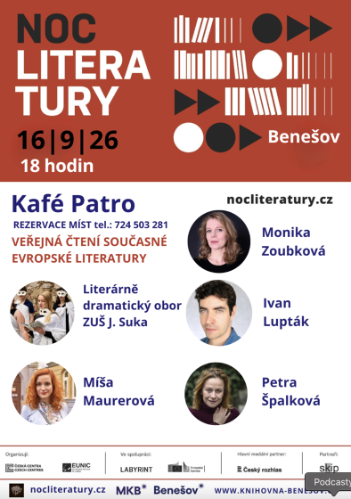Plakát události Noc literatury