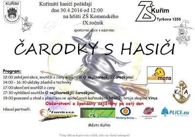 Plakát události Čarodky s hasiči