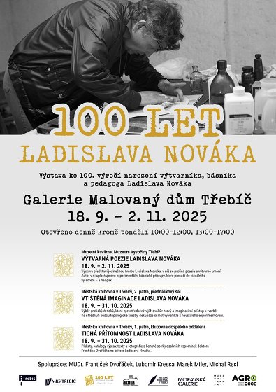 Plakát události Výstava: 100 let Ladislava Nováka