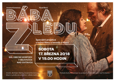 Plakát události Promítání filmu Bába z ledu + beseda