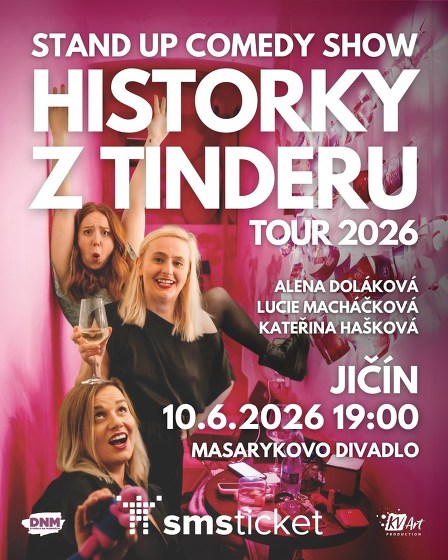 Plakát události Historky z Tinderu Tour 2026