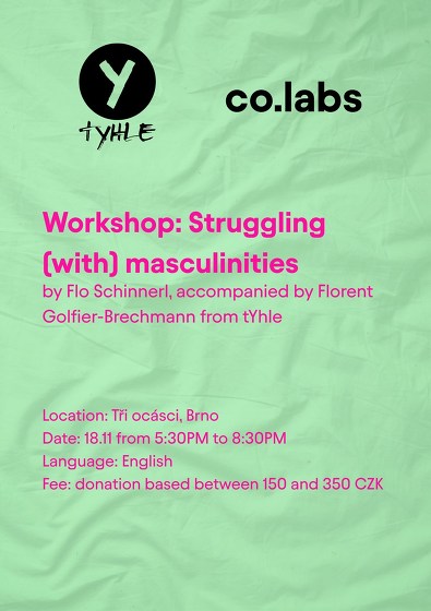 Plakát události Workshop: Struggling (with) masculinities
