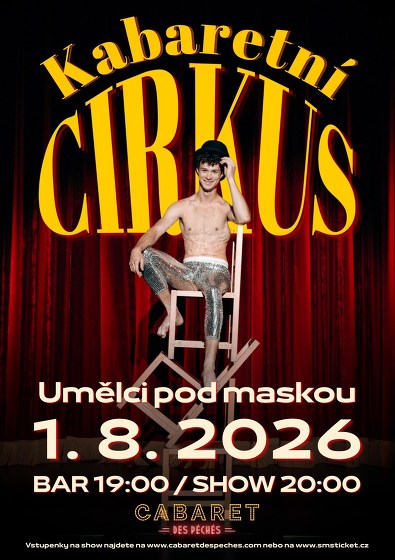 Plakát události Kabaretní Cirkus: Umělci pod maskou