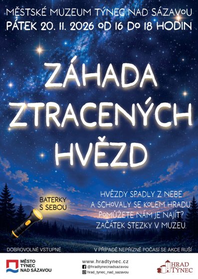 Plakát události Záhada ztracených hvězd