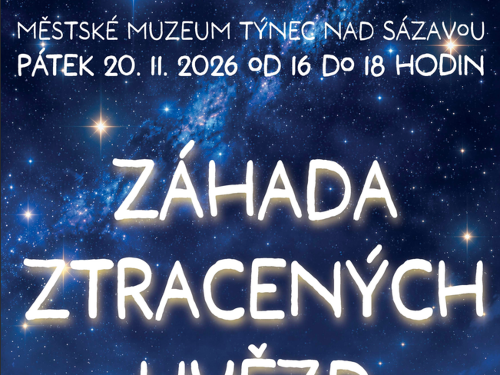 Plakát události Záhada ztracených hvězd