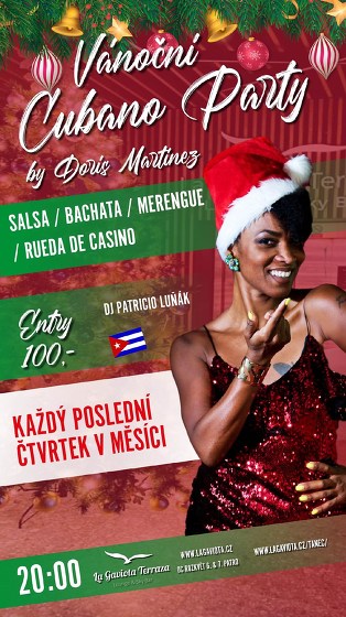 Plakát události Christmas Cubano party by Doris Martínez