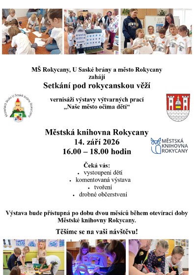 Plakát události Naše město očima dětí