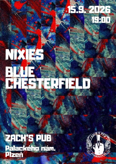 Plakát události Nixies // Blue Chesterfield