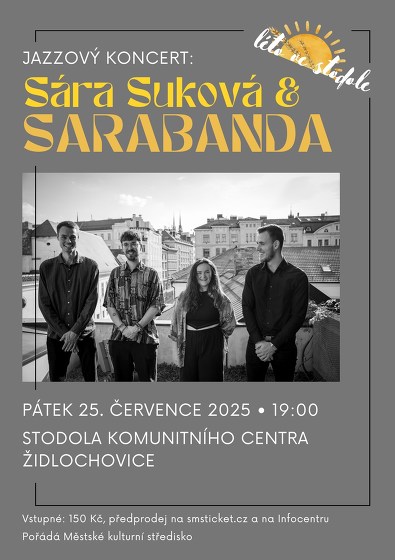 Plakát události Léto ve stodole: Sára Suková & Sarabanda