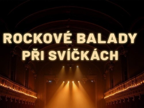 Plakát události Rockové Balady při svíčkách