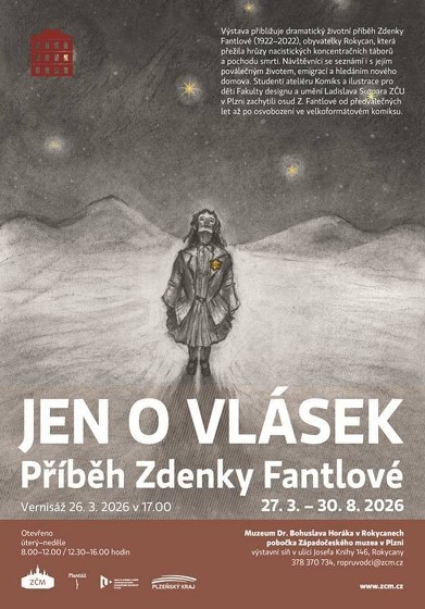Plakát události Jen o vlásek - Příběh Zdenky Fantlové
