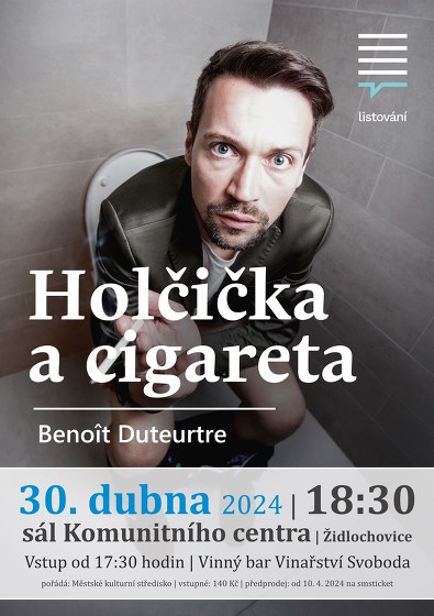 Plakát události LiStOVáNí.cz: HOLČIČKA A CIGARETA