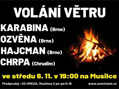 Plakát události Volání větru