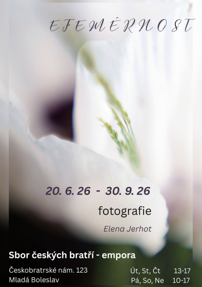 Plakát události Fotografie Eleny Jerhot