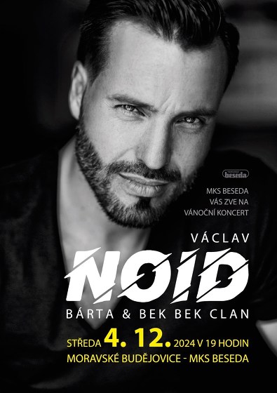 Plakát události Václav Noid Bárta - Vánoční koncert s kapelou Bek Bek Clan
