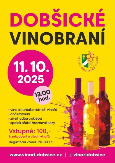Plakát události Dobšické vinobraní