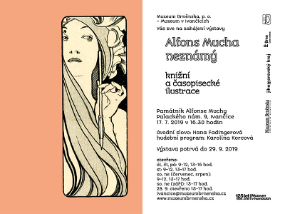 Plakát události Vernisáž výstavy Alfons Mucha neznámý