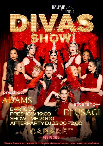 Plakát události Travestie Cabaret Brno: Divas Show