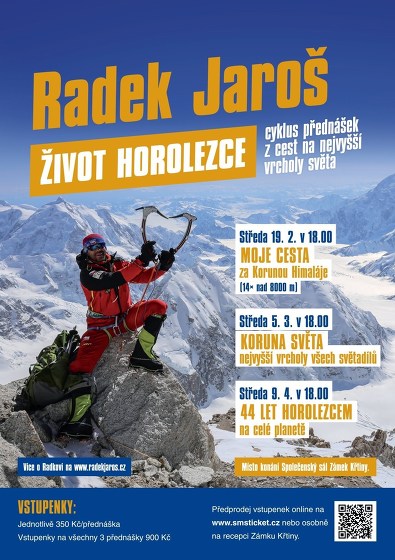 Plakát události Radek Jaroš - 44 let horolezcem na celé planetě