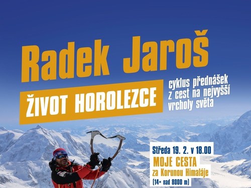 Plakát události Radek Jaroš - 44 let horolezcem na celé planetě