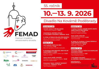 Plakát události Femad - Festival mladého amatérského divadla