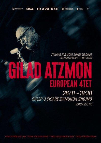 Plakát události Gilad Atzmon EU 4-tet 