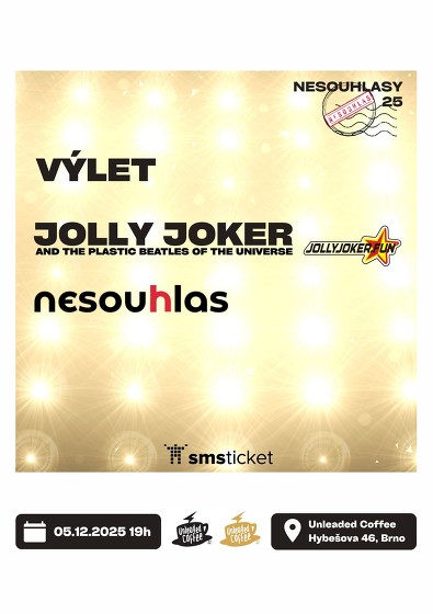 Plakát události Výlet + Jolly Joker & P.B.U. + nesouhlas
