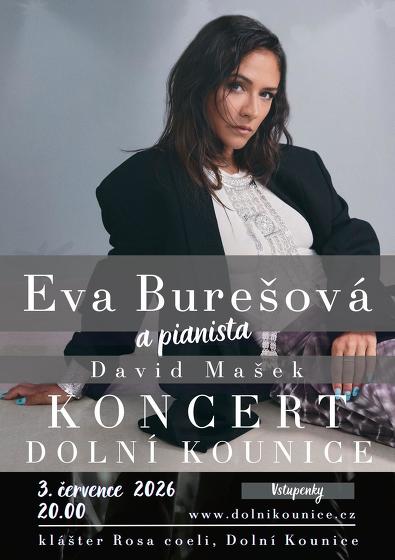 Plakát události Koncert: Eva Burešová a pianista David Mašek