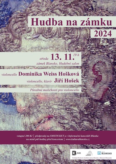 Plakát události Půvabné maličkosti pro violoncello / Hudba na zámku 2024
