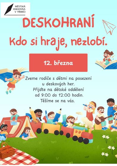 Plakát události DESKOHRANÍ: Kdo si hraje, nezlobí