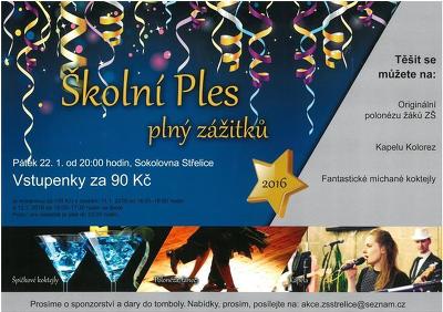 Plakát události Školní ples plný zážitků