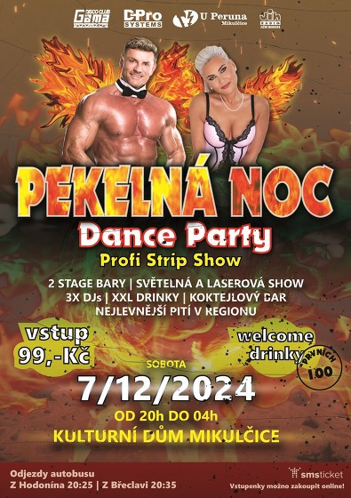 Plakát události PEKELNÁ NOC - Dance Party