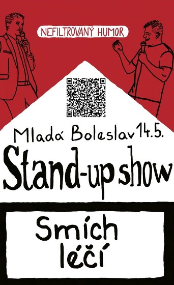 Plakát události Stand-up show Black&Wood