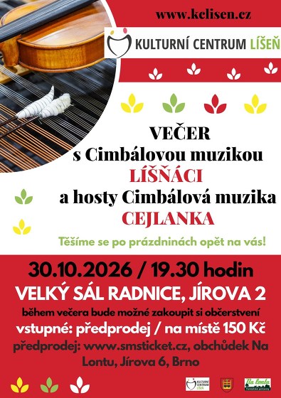 Plakát události Večer u cimbálu