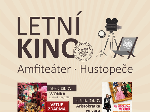 Plakát události Letní kino a Slavnostní otevření Amfiteátru