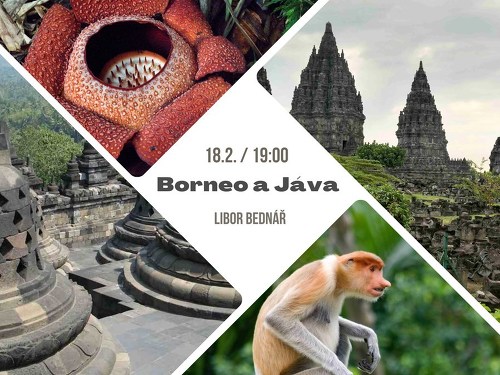 Plakát události Borneo a Jáva