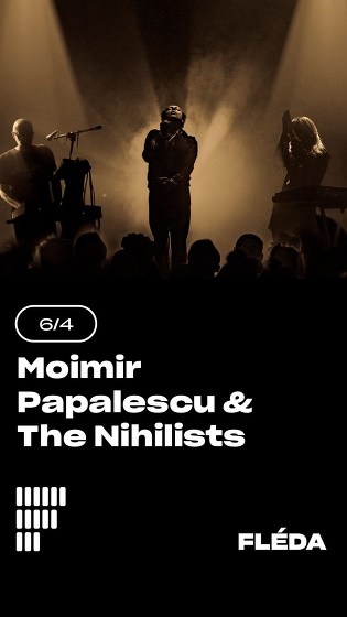 Plakát události Moimir Papalescu & The Nihilists