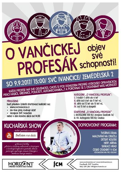 Plakát události O vančickej profesák