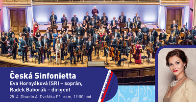 Plakát události Česká Sinfonietta - Slavnostní zahájení 55. ročníku HF A. Dvořáka