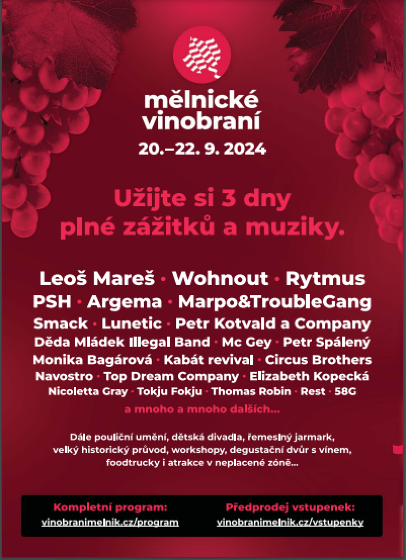Plakát události Mělnické vinobraní