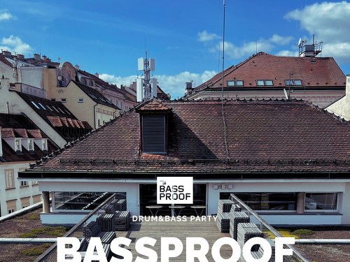 Plakát události Bassproof Rooftop & Afterparty