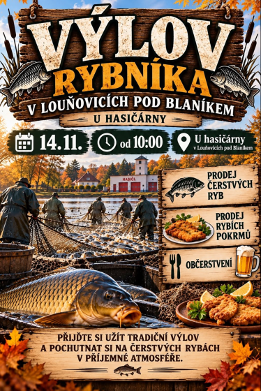 Plakát události Výlov rybníka