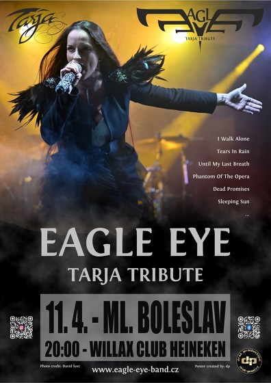 Plakát události Koncert - Eagle Eye - Tarja Tribute
