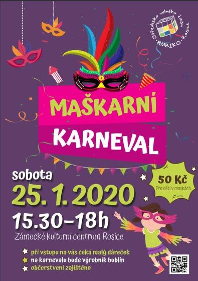 Plakát události Maškarní karneval
