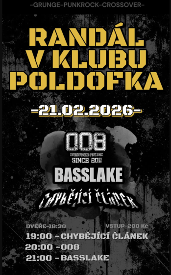 Plakát události Randál v klubu Poldofka