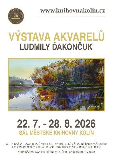 Plakát události Výstava - Akvarely