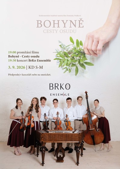 Plakát události Bohyně - cesty osudu & BRKO Ensemble