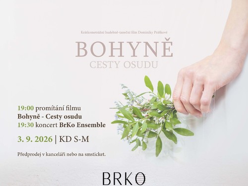 Plakát události Bohyně - cesty osudu & BRKO Ensemble