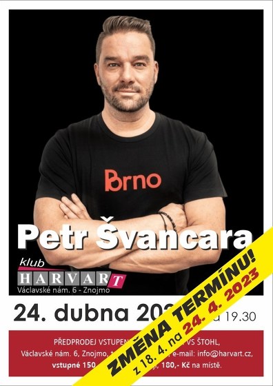 Plakát události Petr Švancara - beseda